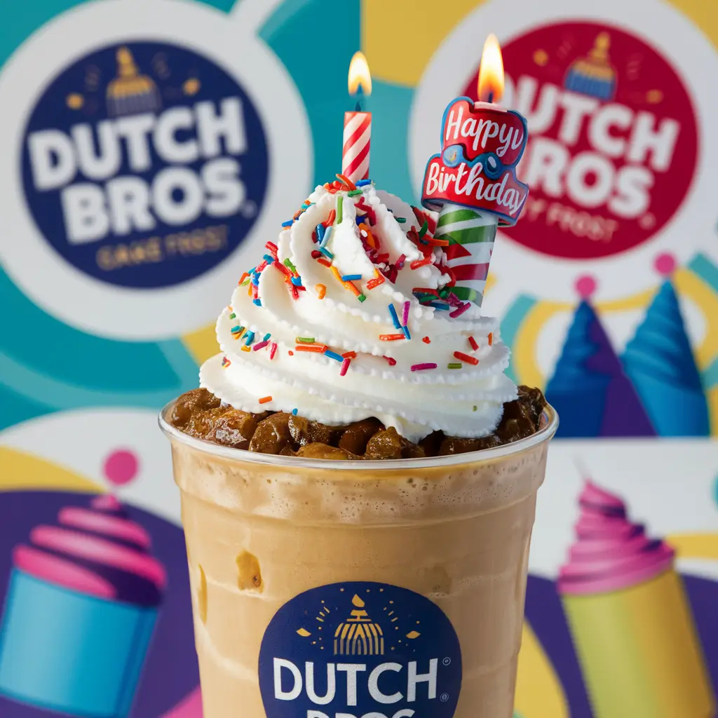 Dutch Bros Birthday Cake Frost 