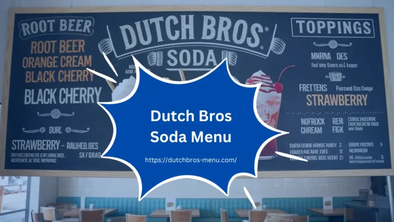 Dutch Bros Soda Menu